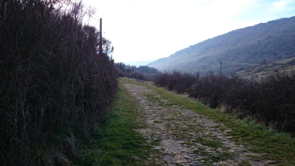 Début du chemin par le GR qui va à Galamus