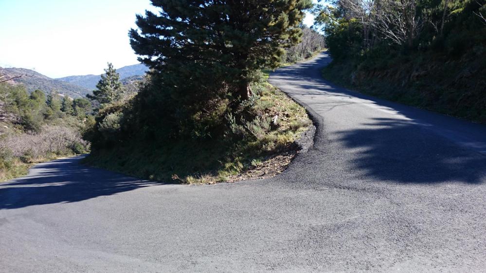 Montée du col de banyuls très sévère (15 %)