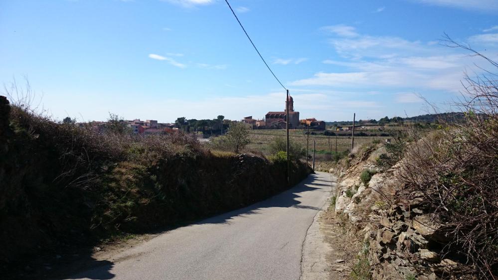 Premier village depuis le col de Banyuls, Espolla