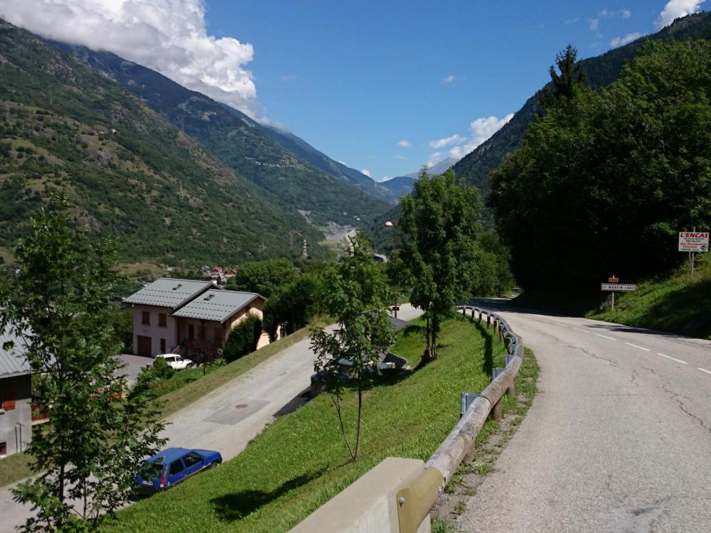 la montée depuis St martin d' Arc