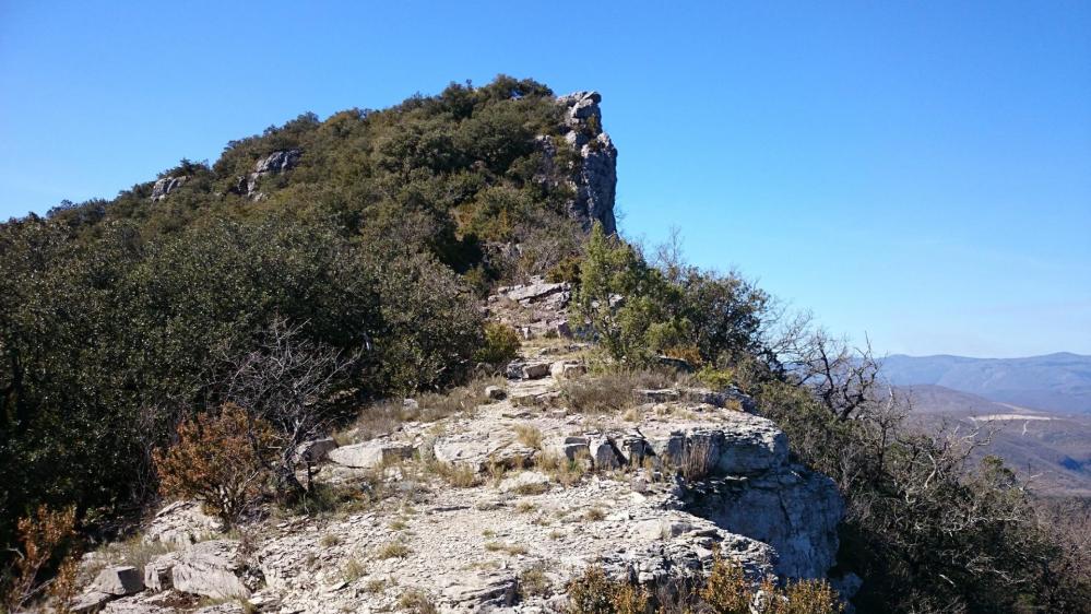 a mi parcours sur le parcours d' arête dans la descente du pic d' Anjeau vers la baraquette