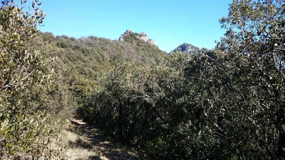 En repartant au pied du pic d' Anjeau