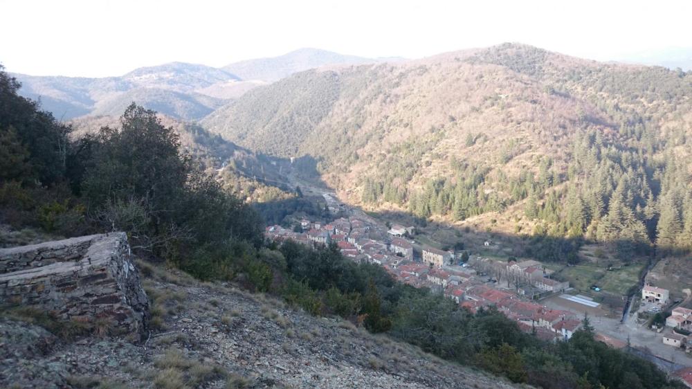 Retour au dessus de St Laurent le Minier