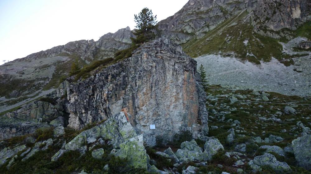 Le practice de la via ferrata des Bourtes à Belle Plagne