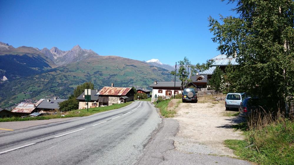 Montée vers Belle Plagne depuis Aime (Prariond)