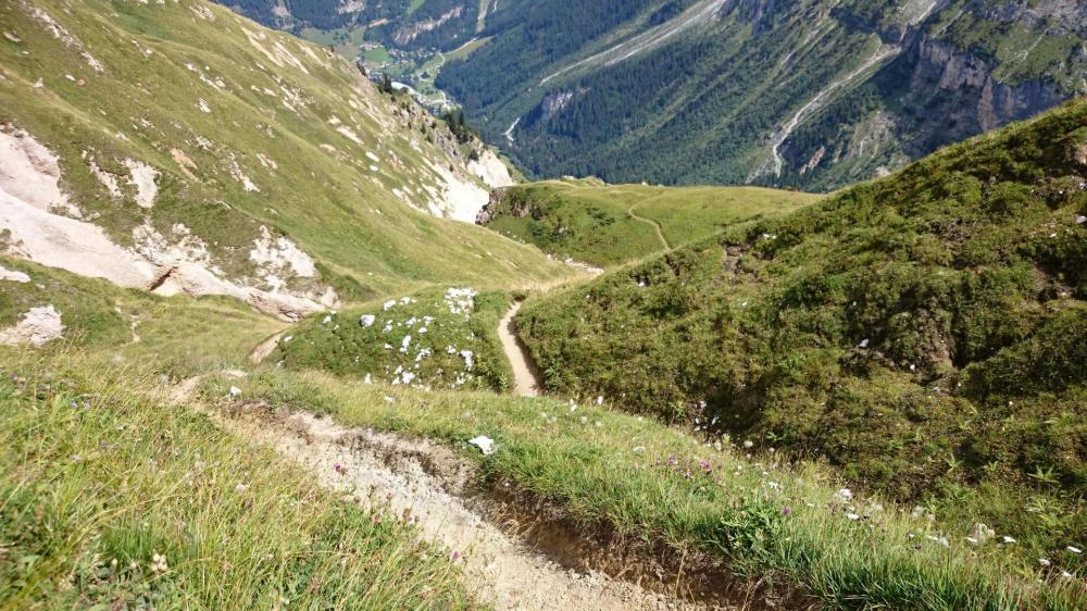 Belle montée depuis Pralognan