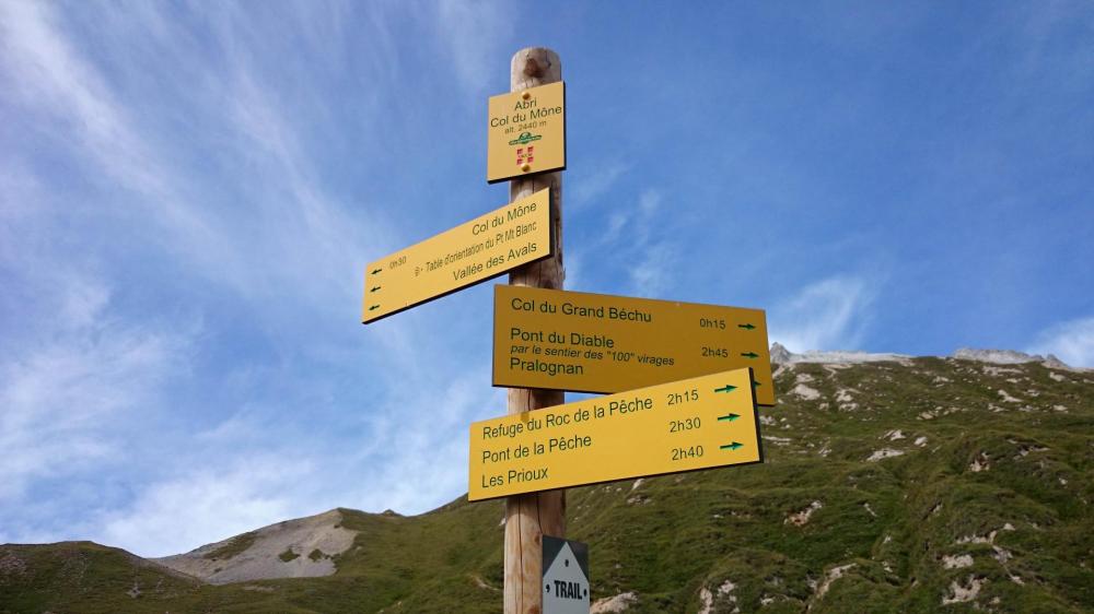 J' emprunte le sentier des 100 virages pour rejoindre le Pont du diable