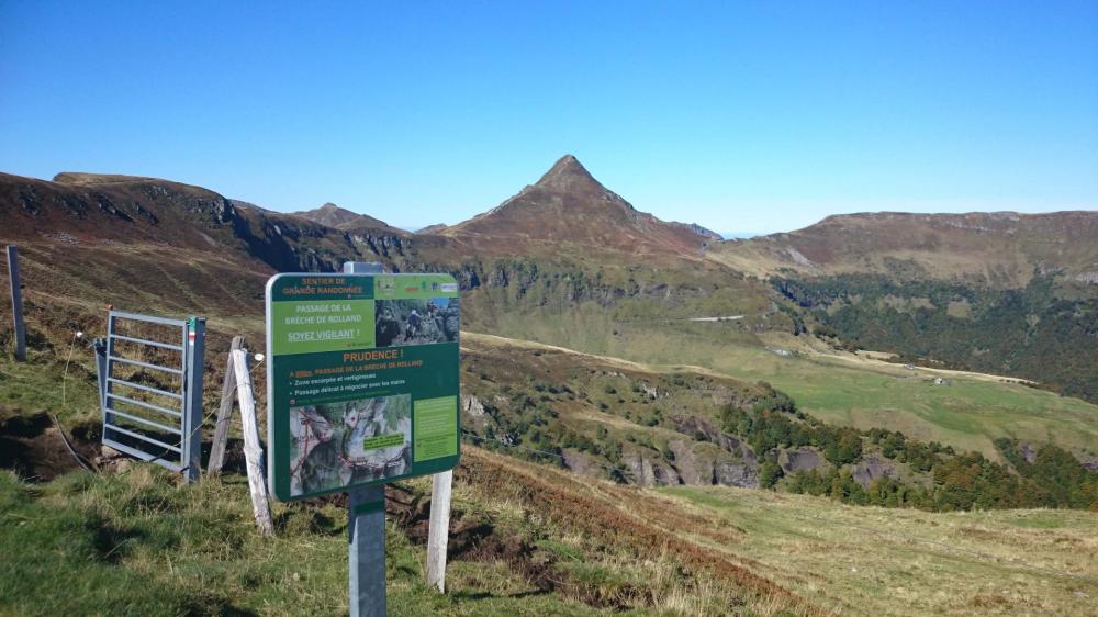 Le Puy Mary en vue juste avant les fours de Peyre Arse