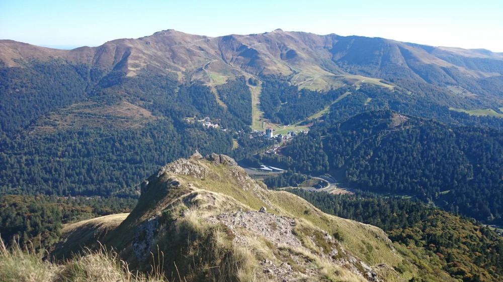 Rocher du bec de l' Aigle, Station du Lioran