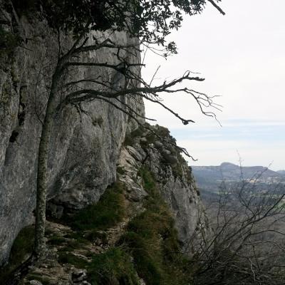 Sentier en corniche du sentier Marcel Estrruch