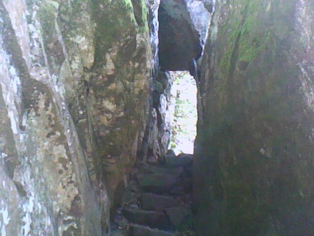 cheminée de départ du sentier aménagé du Hirschsteine