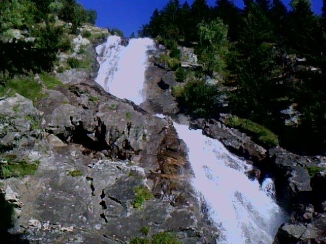 La cascade supérieure de la Fare (Vaujany)