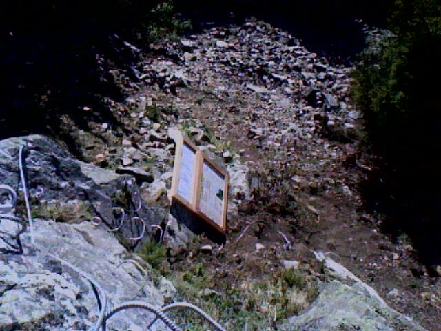 Le départ de la deuxième partie de la via de Vaujany