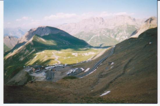 Vue sur le tunnel du col du Galibier (07/2003)