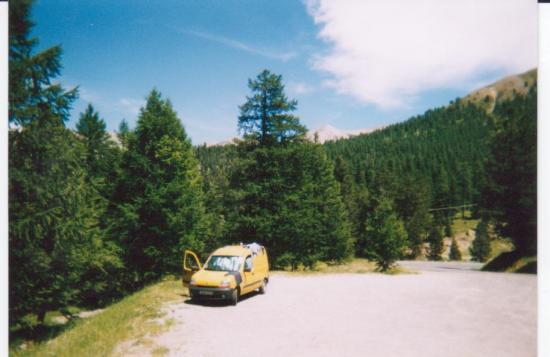 Bivouac dans le col de l’ Izoard (juillet 2003)