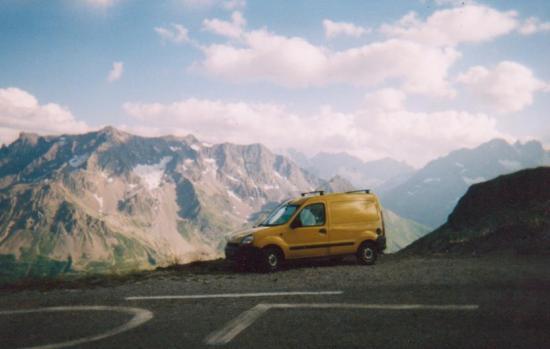 Première vadrouille en Kangoo au col du Galiber en 2003