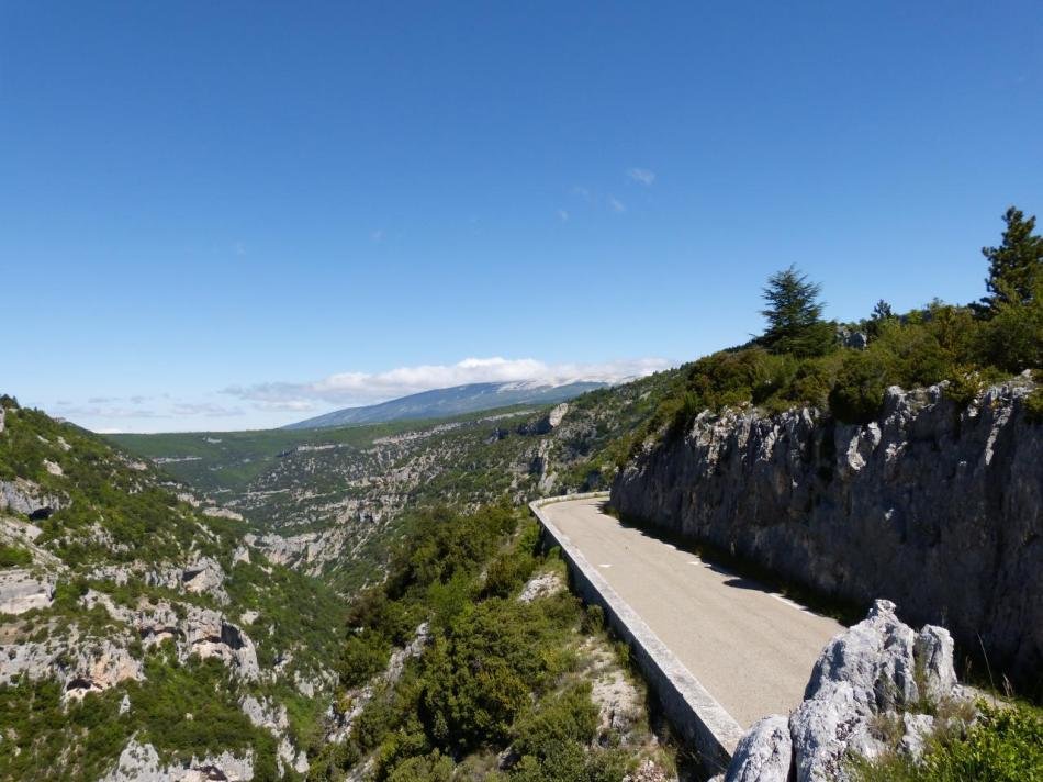 au sommet des gorges de la Nesque