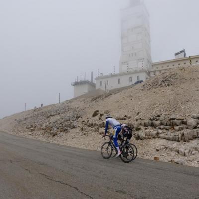 dernière montée juste avant le virage aen haut du ventoux