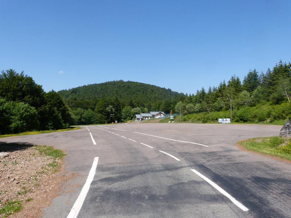 l' ancien plateau d' arrivée de la Planche des belles Filles