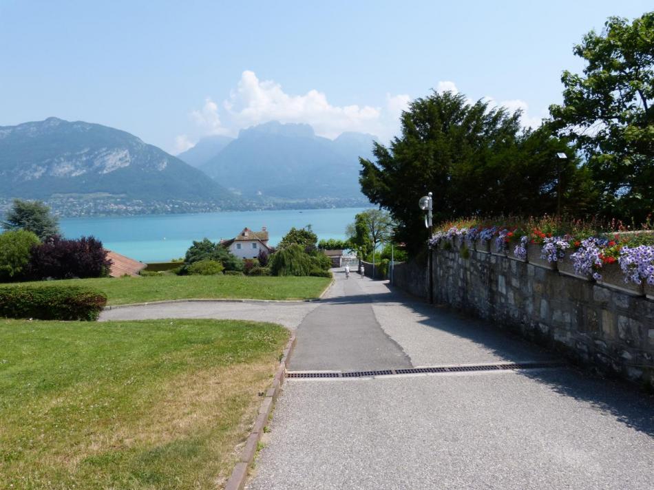 Retour à la piste cyclable en vue