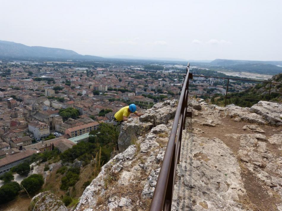 Sortie de la via ferrata de cavaillon