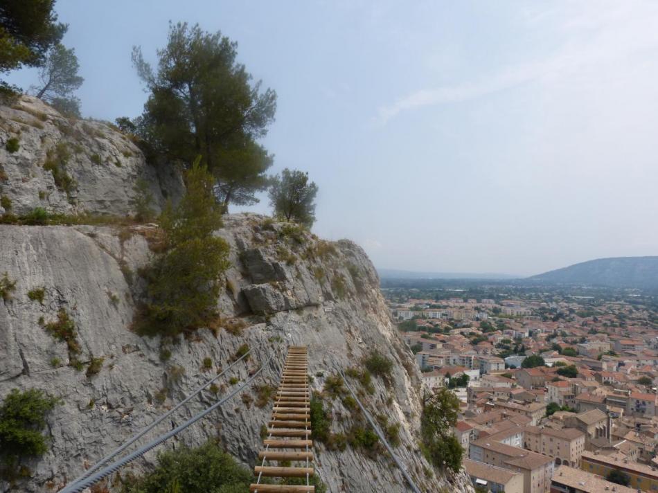 la passerelle de la natura à Cavaillon