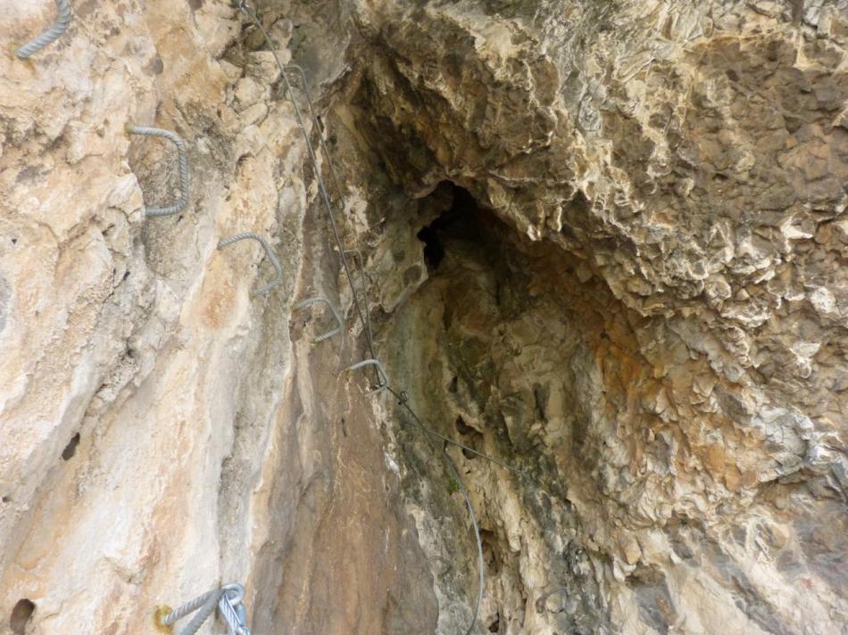 dans la grotte des Baumes à Cavaillon