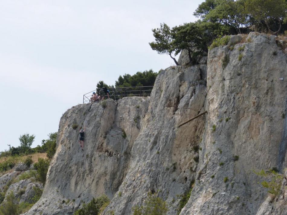 retour au départ de la via de Cavaillon par la deuxième partie de la via natura