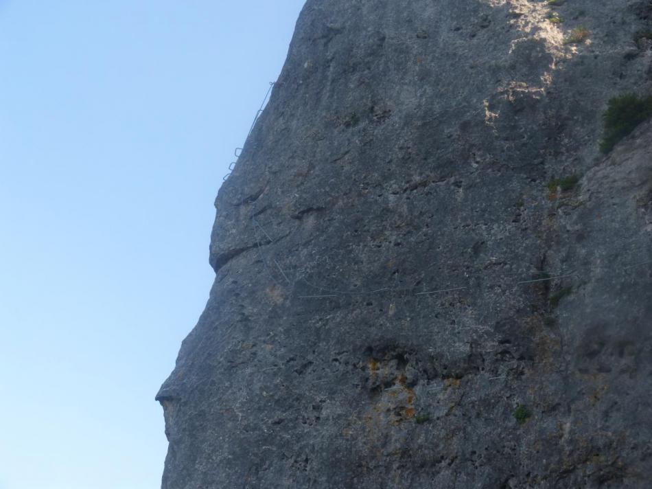 la descente dans le pilier du Rochefort