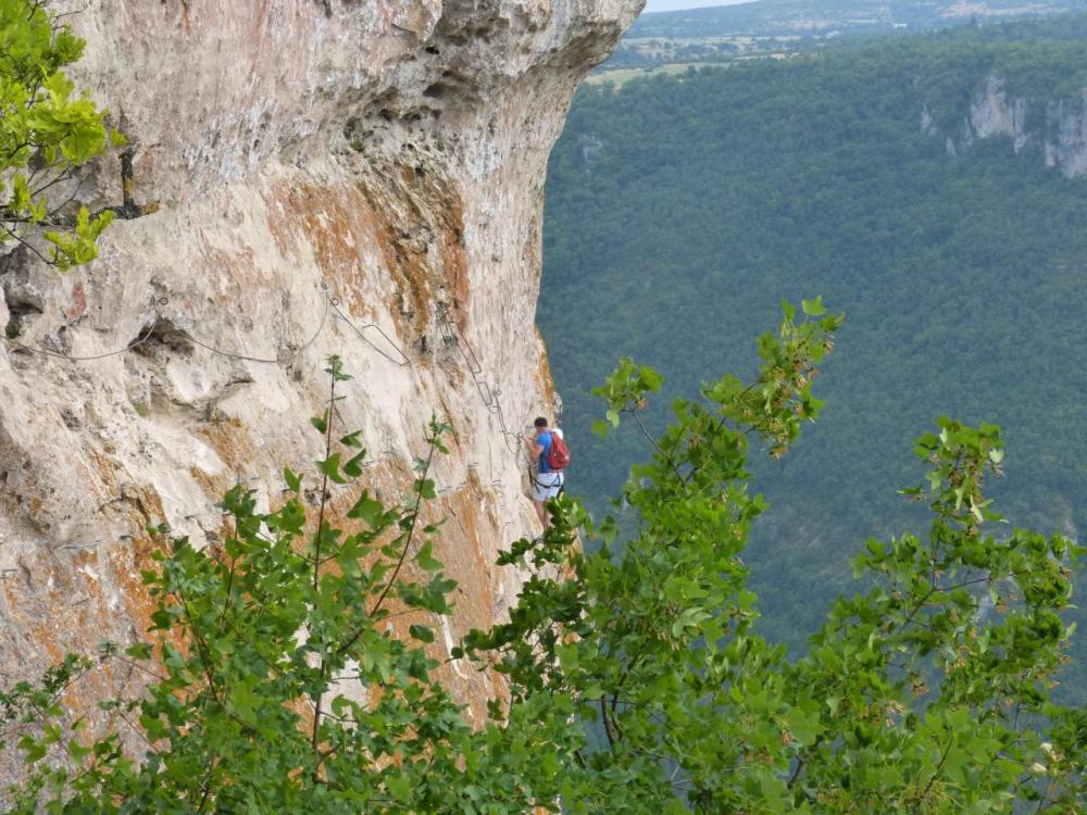 Via du Boffi, le début des belles traversées aériennes !