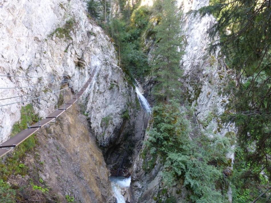 la première passerelle de Val Fréjus