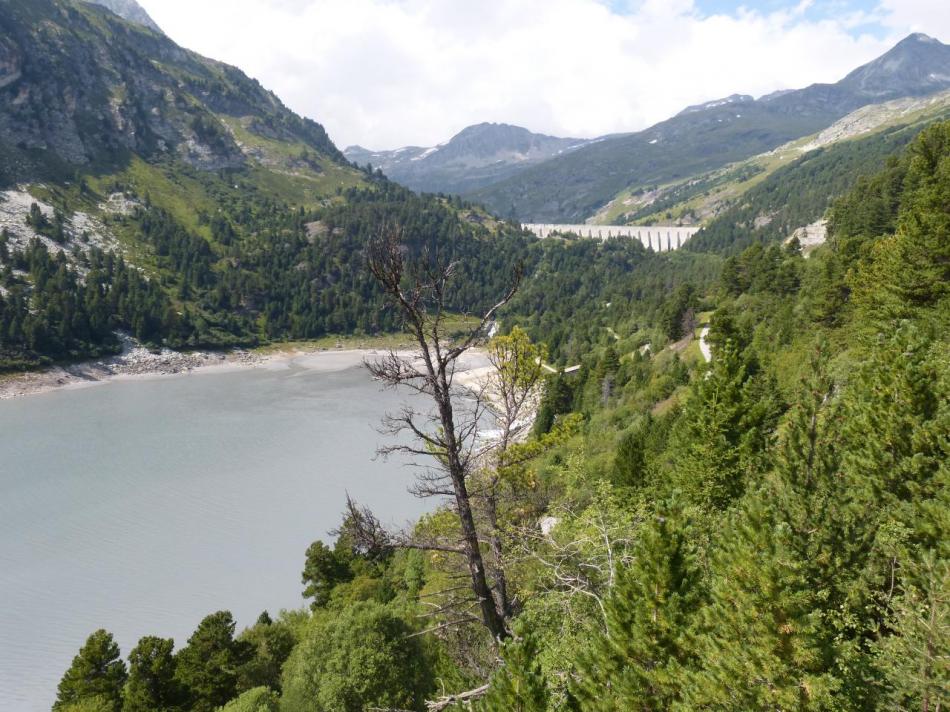 le barrage de Plan d' Amont (Aussois)