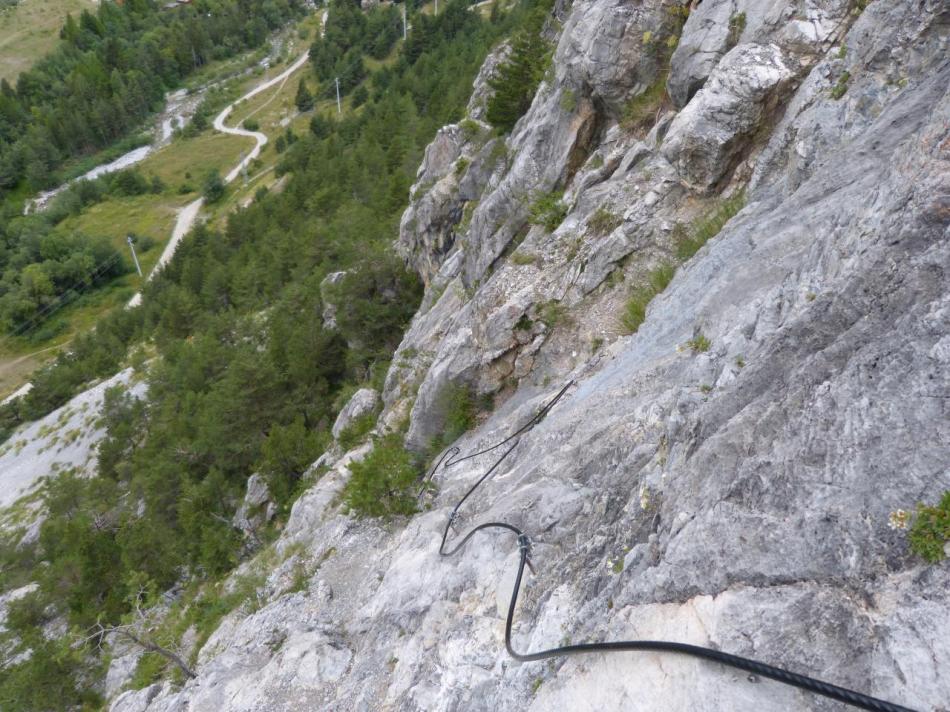 Descente vers la piste (retour)