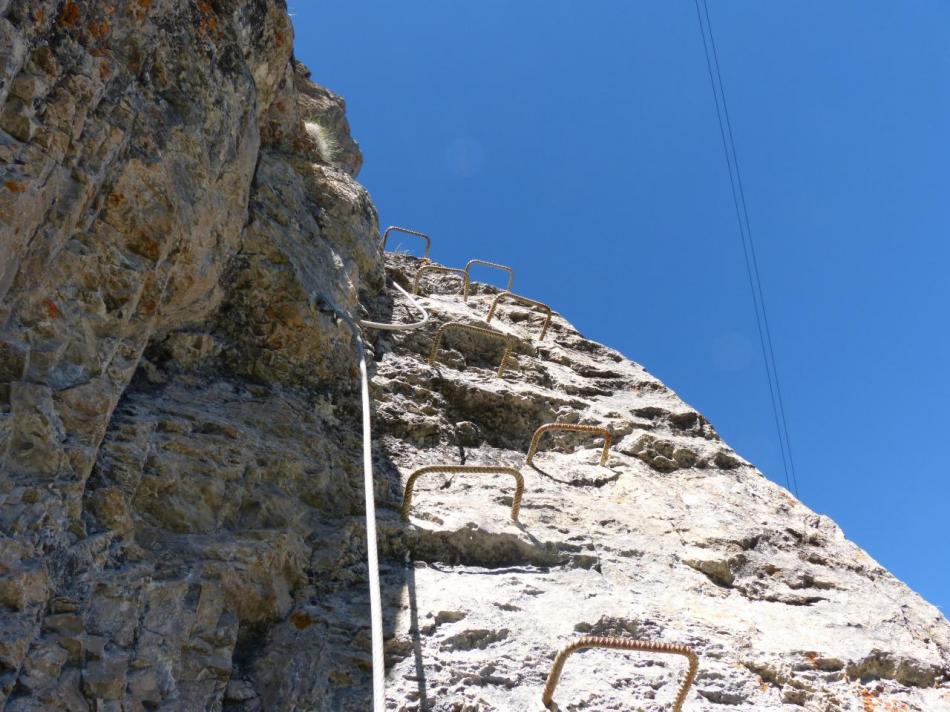 première verticale au rocher blanc