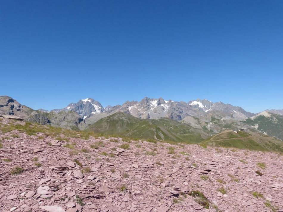 l' ambiance très minérale du sommet du rocher blanc 