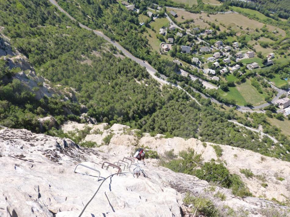 La via des Vigneaux, velle verticalité !