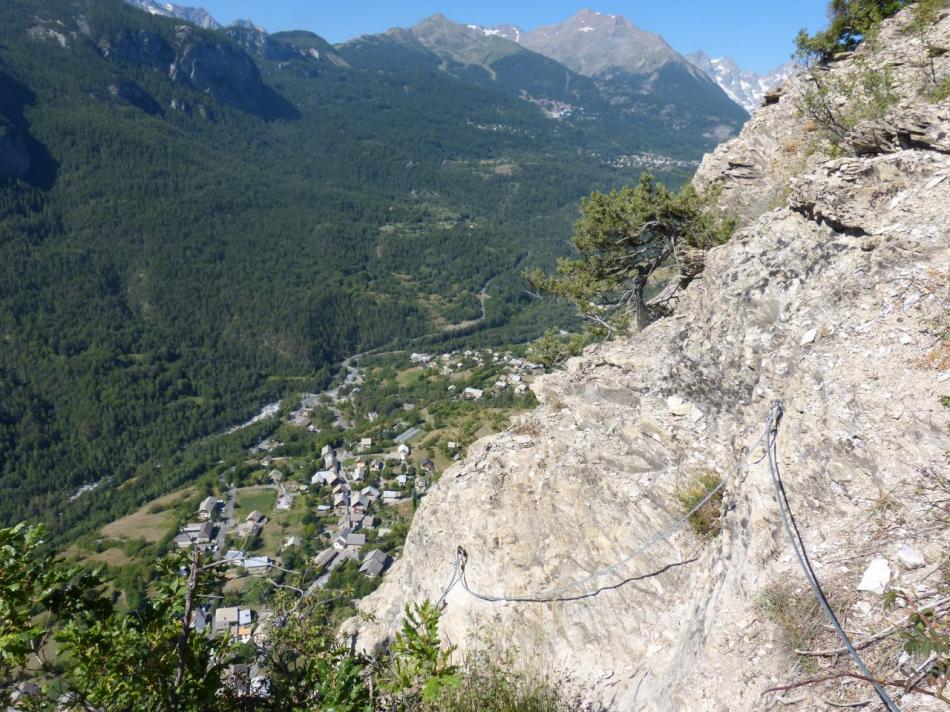 les derniers mètres de la via des Vigneaux (la Balme)