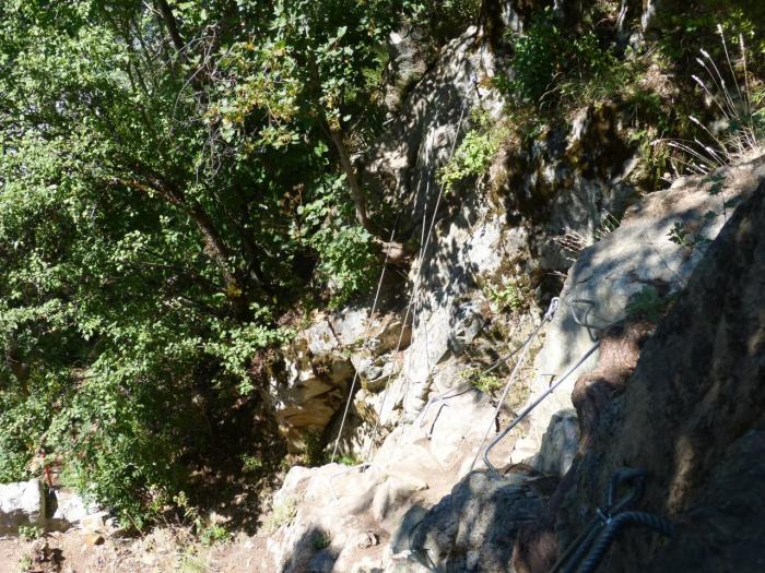 premier pont de singe (via de Pelvoux les Claux)