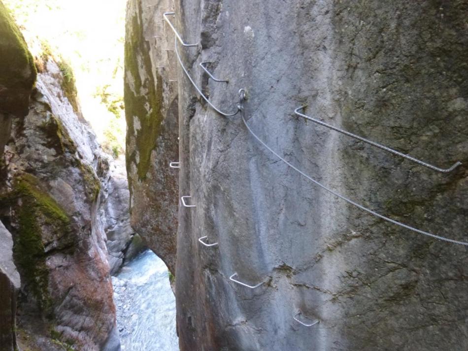 passages légèrement déversants (via de Pelvoux)