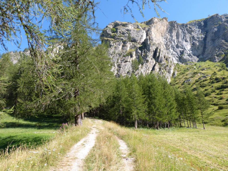 en approche de la via des Bettières