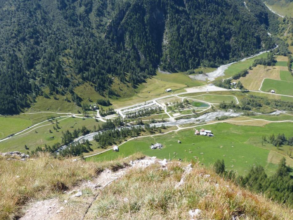 la haut de la via des bettières avant la redescente