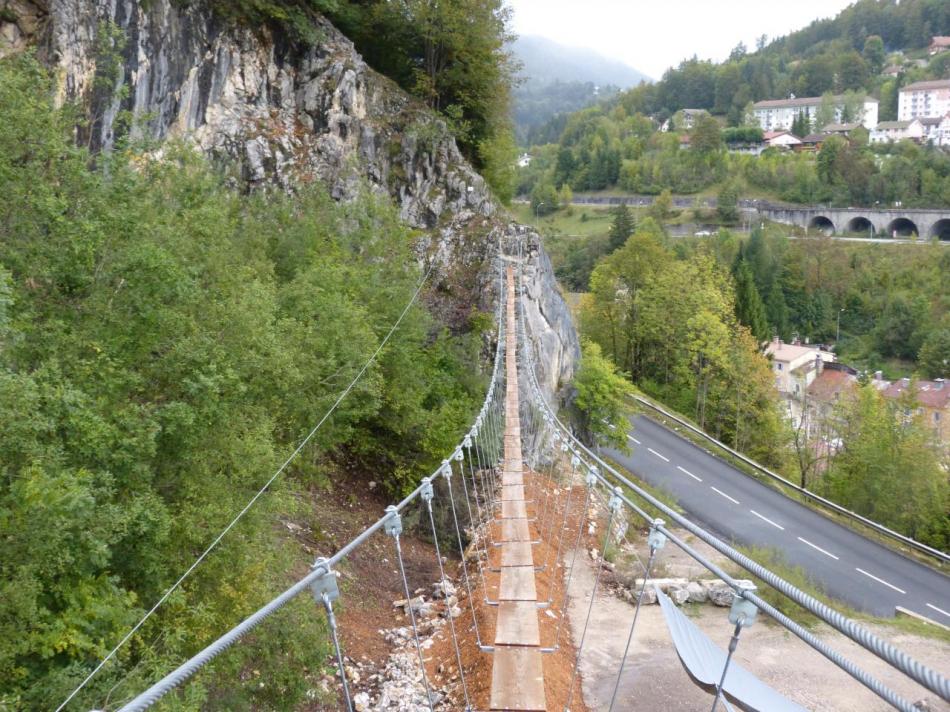 grande passerelle - parcours ludique via de Morez