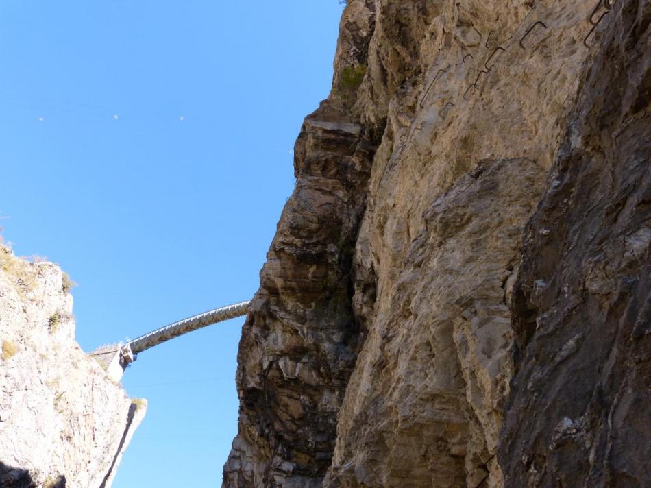 via des gorges de la Durance - parcours rouge