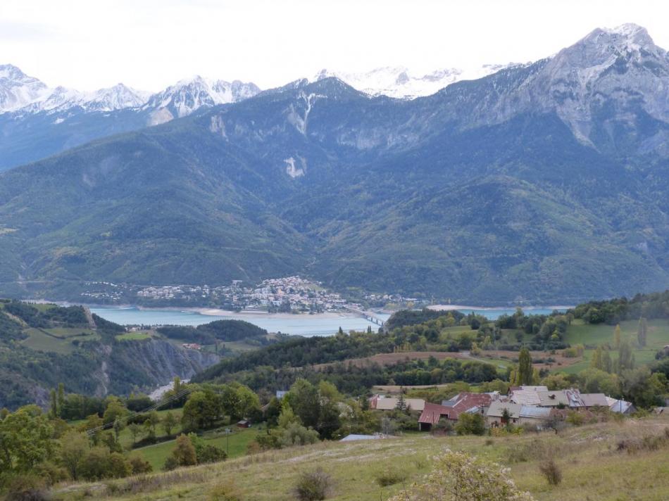 Savines le lac depuis St Apollinaire