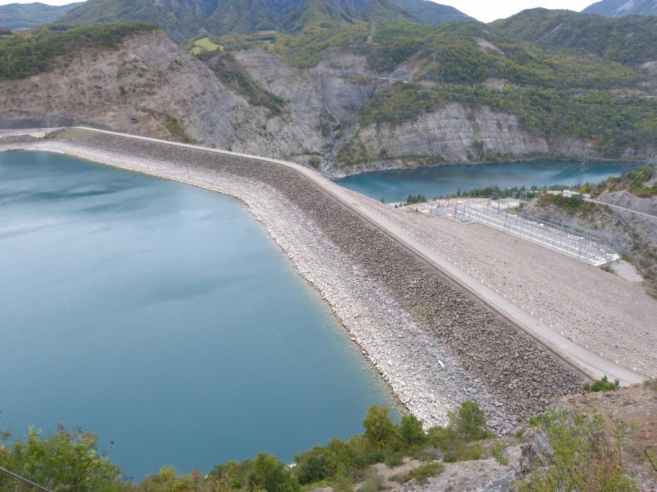 le barrage de Serre Ponçon