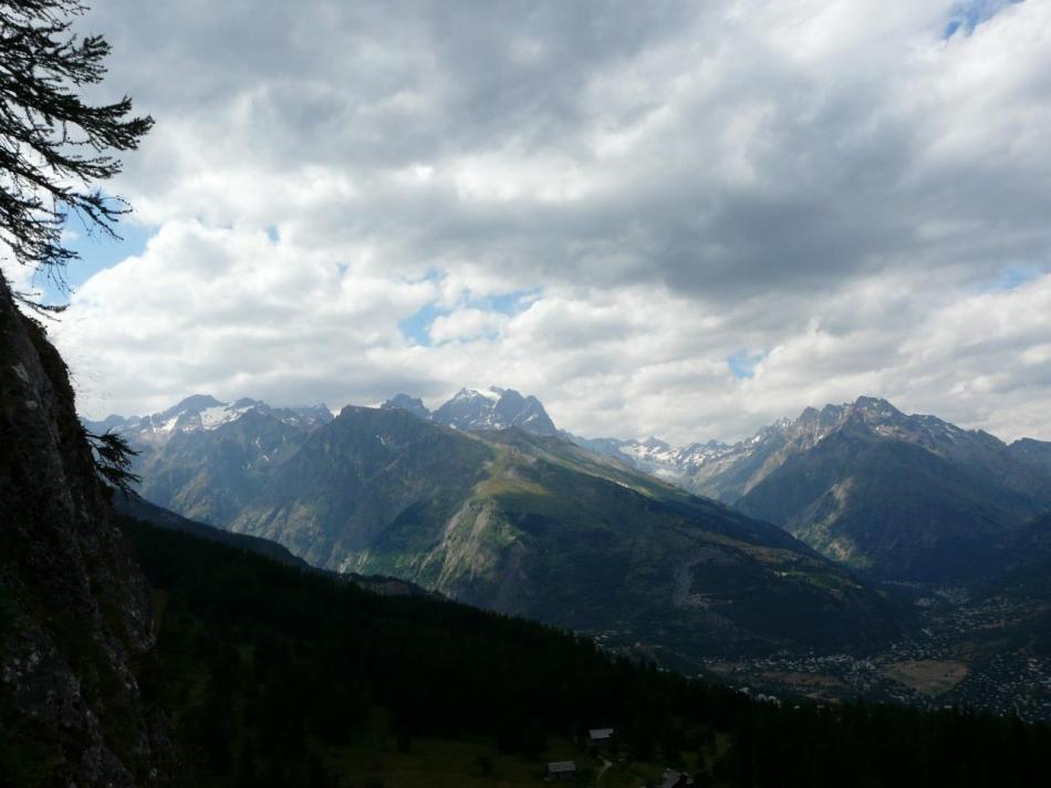 paysage montagne Pelvoux et les Ecrins