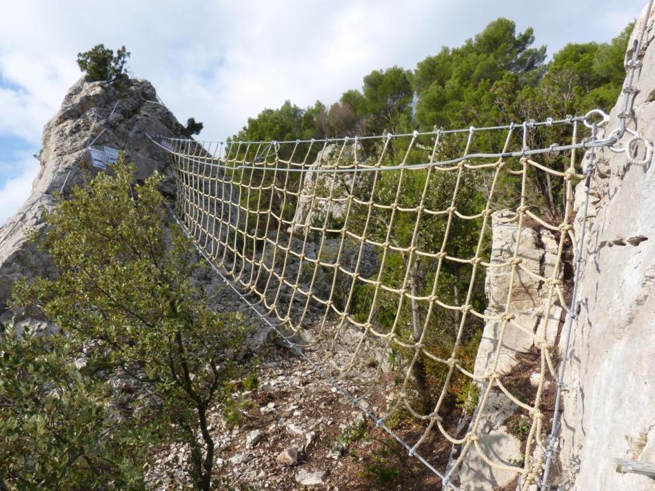 le filet à marcher (la pitchoune à Buis les Baronies)