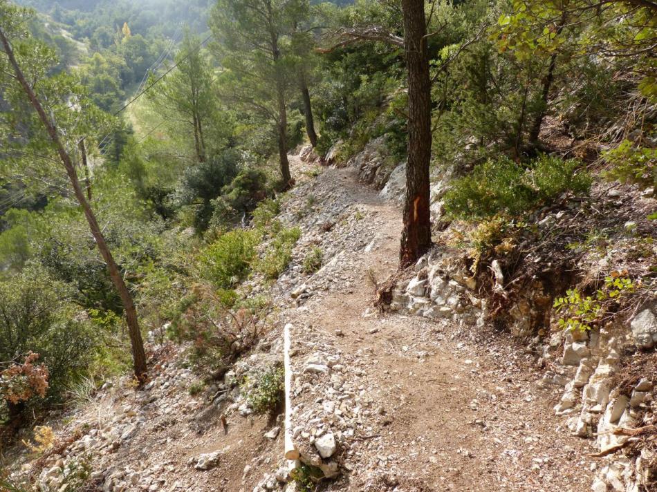 sentier retour via la Pitchoune à Buis les baronies