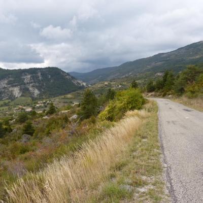 début de la véritable montée du col de Perty