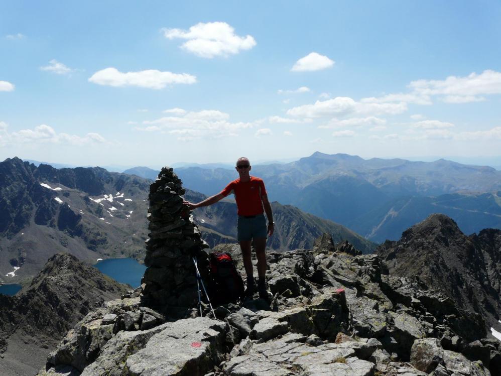 Sommet du Ténibre et lac de fer